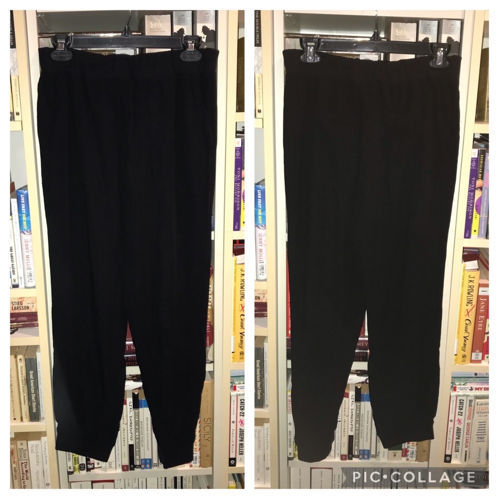 Madewell Black Pull On Jogger Track Pants - Picture 3 of 9